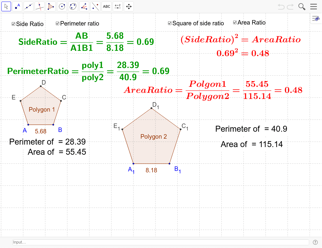 GeoGebra Applet