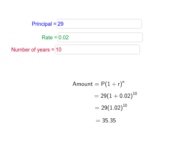 GeoGebra Applet