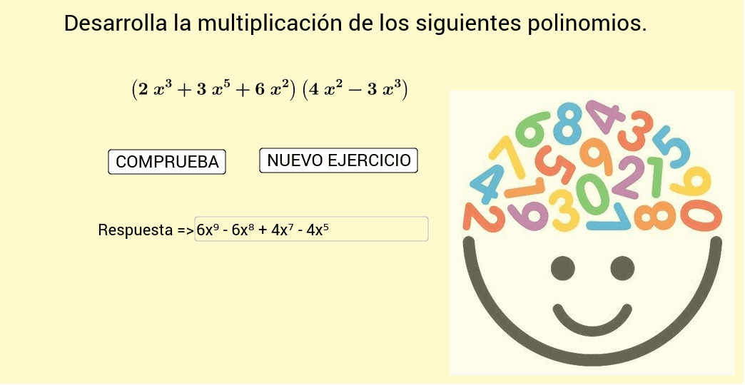 Multiplicacion de polinomios –