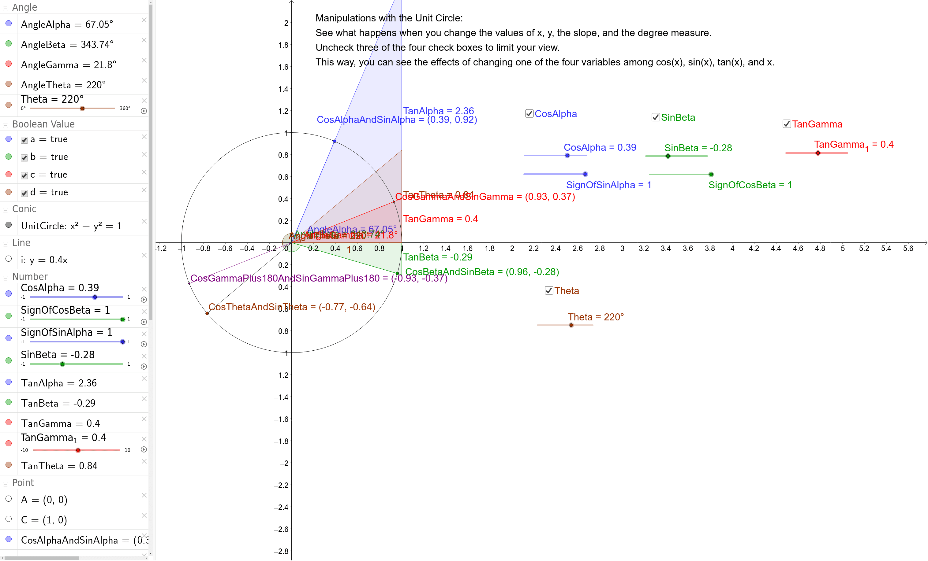 GeoGebra Applet