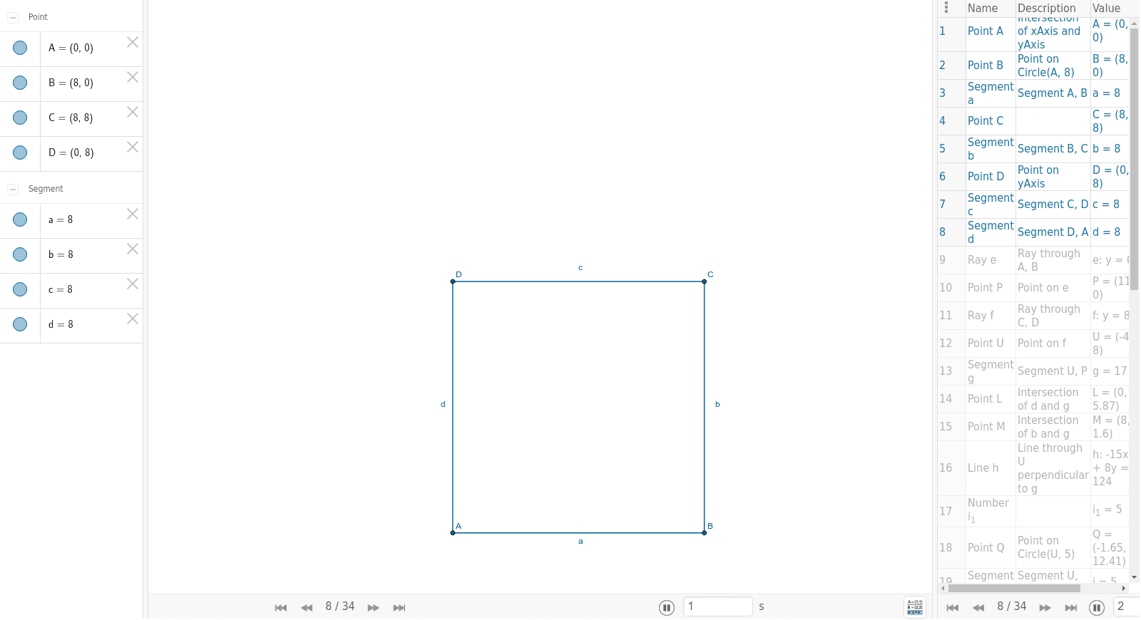GeoGebra Applet