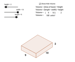 Volume of Prisms