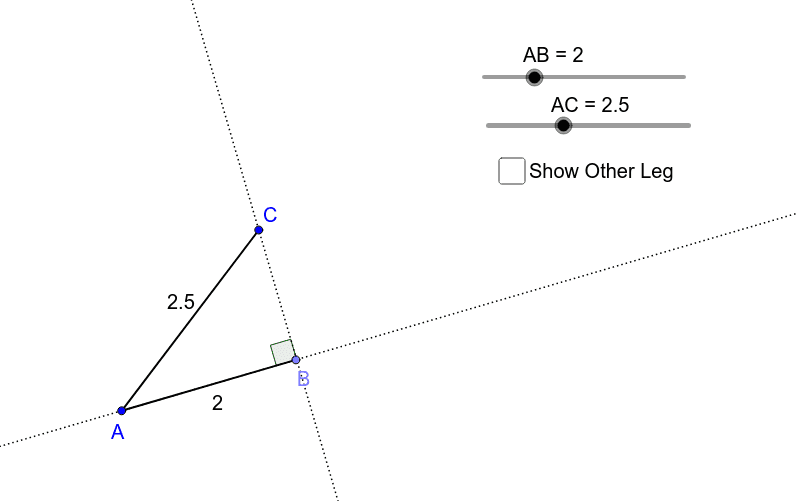 Triangle Congruence HL GeoGebra