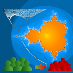 From population dynamics to fractals