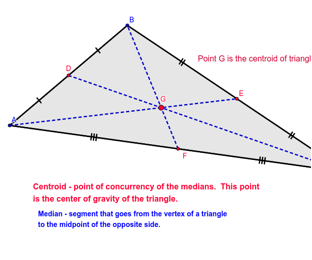 Centroid Of A Right Triangle
