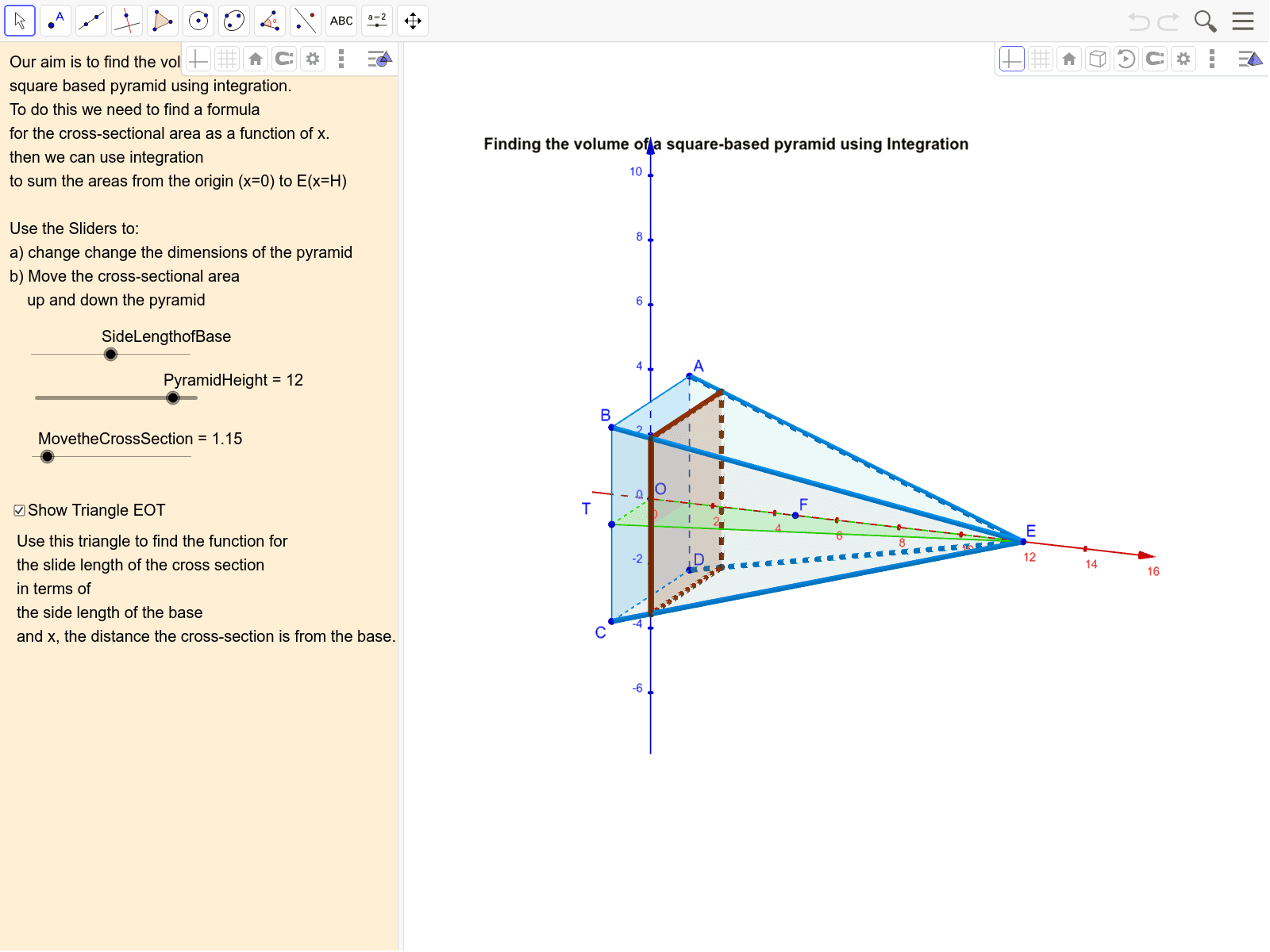 GeoGebra Applet