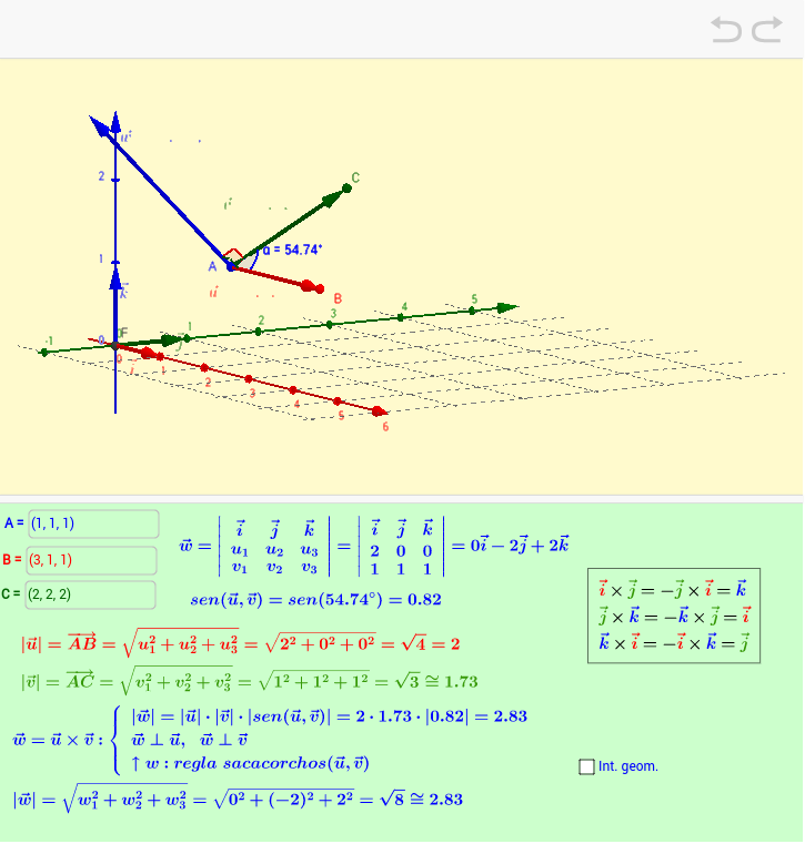 GeoGebra Applet