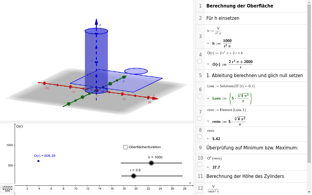 GeoGebra Applet