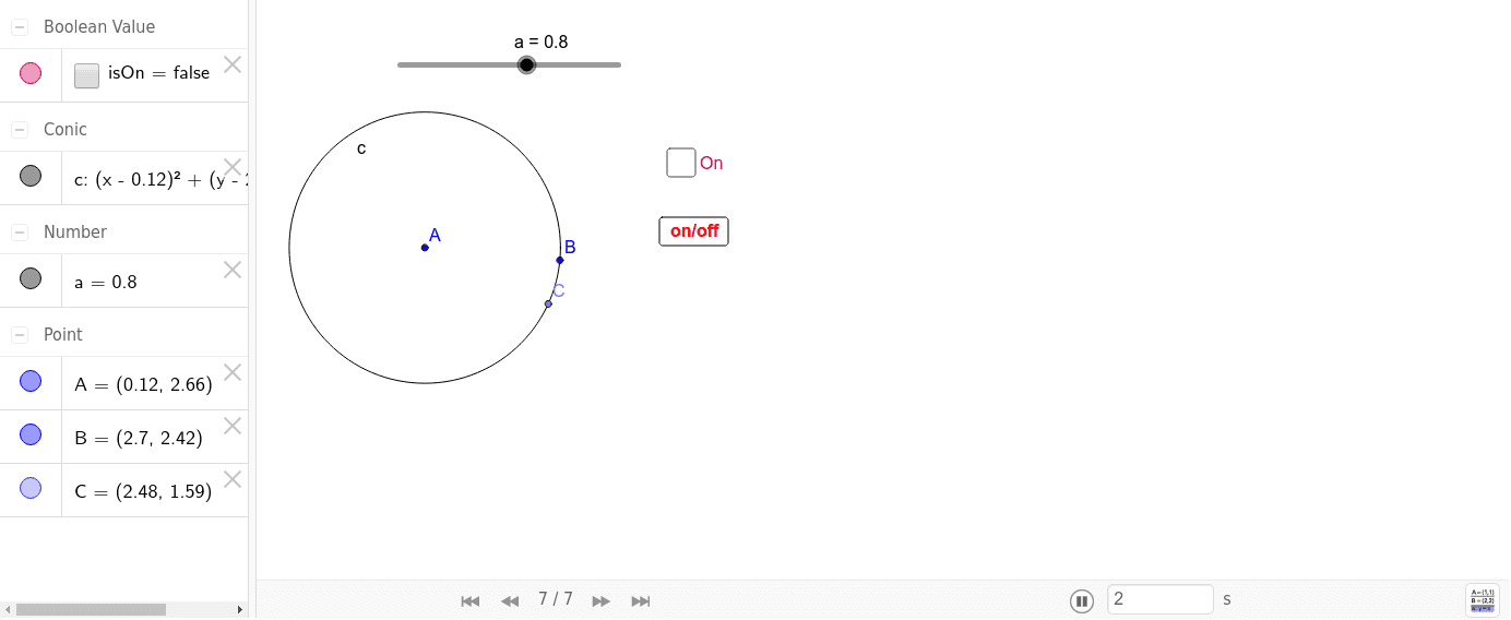 GeoGebra Applet