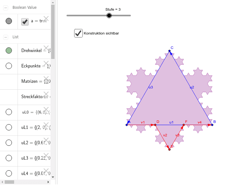 GeoGebra Applet