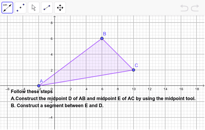 Discover the Mid-segment of a Triangle