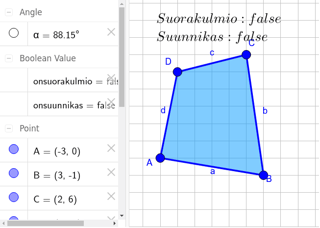 GeoGebra Applet