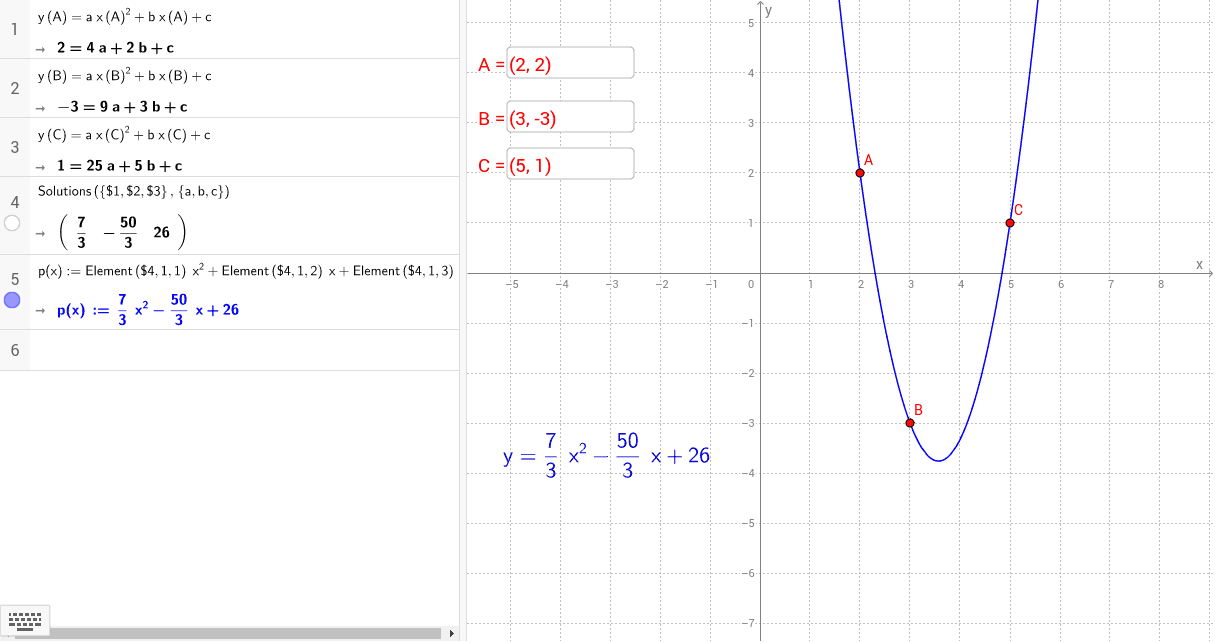 GeoGebra Applet