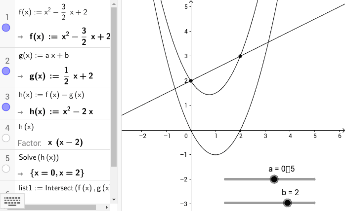 GeoGebra Applet