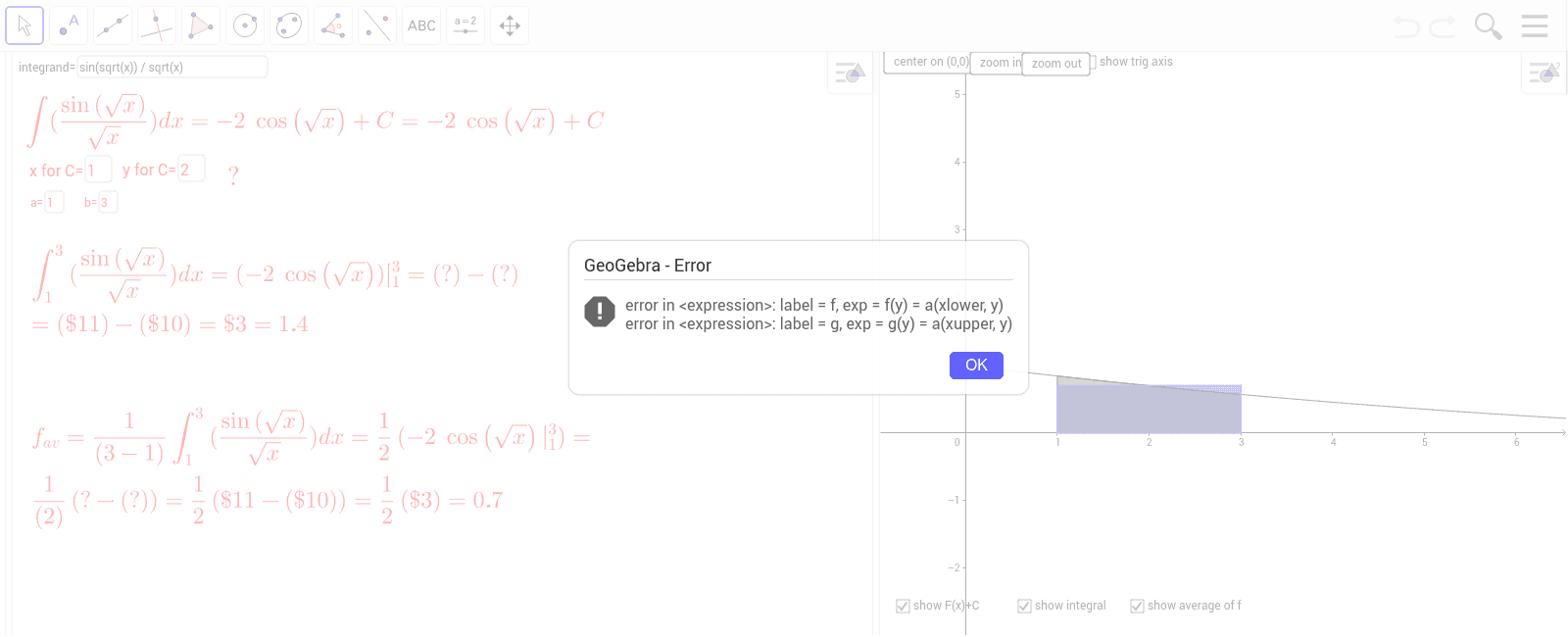 GeoGebra Applet