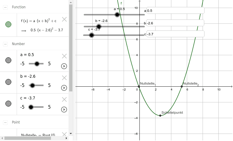 GeoGebra Applet