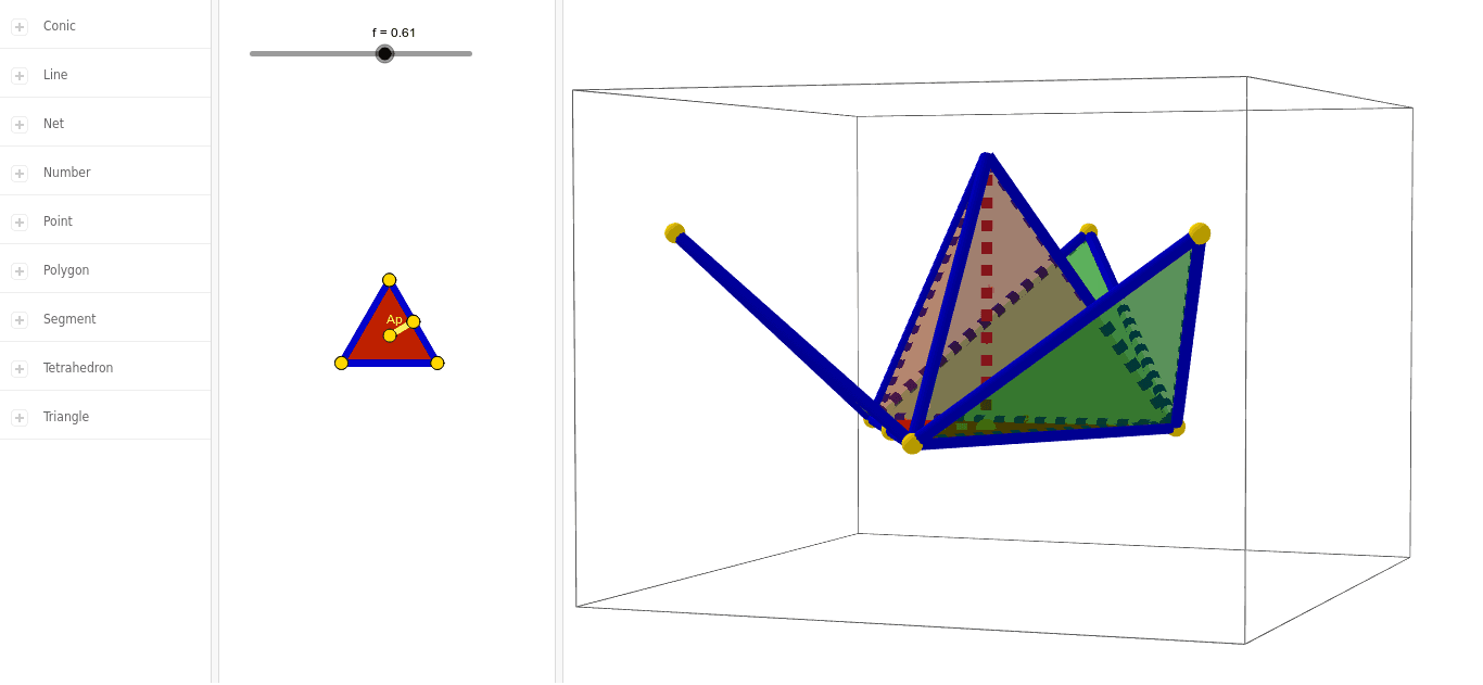 TETRAEDRO GeoGebra