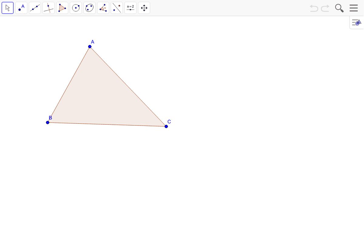 9) Construct all three midsegments of the triangle.