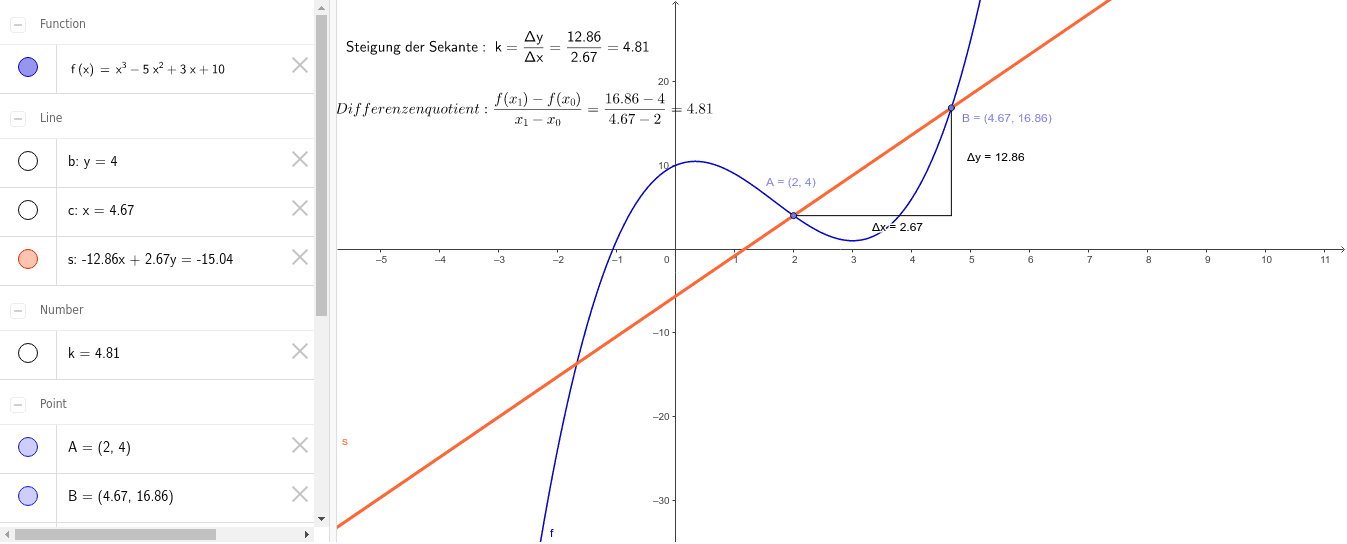 GeoGebra Applet