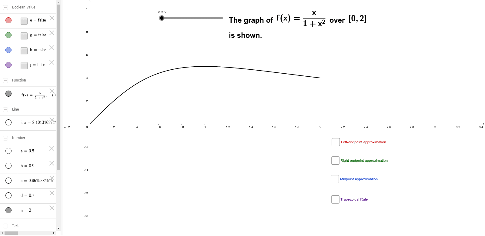 GeoGebra Applet