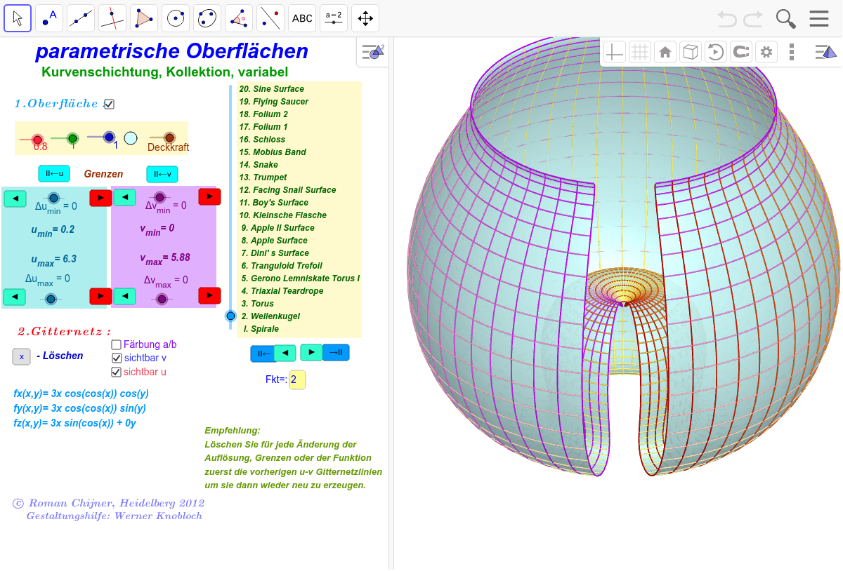 GeoGebra Applet