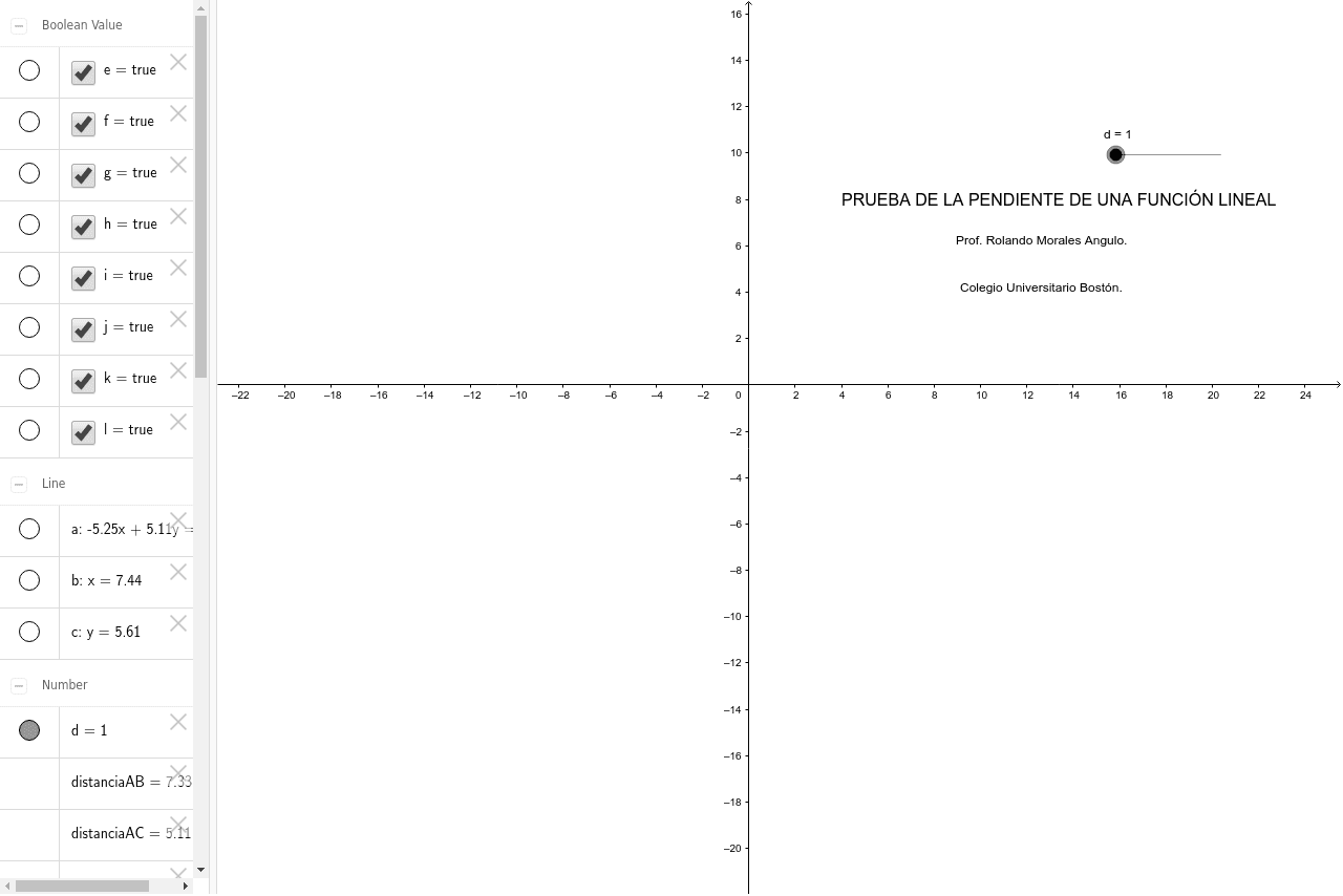 GeoGebra Applet