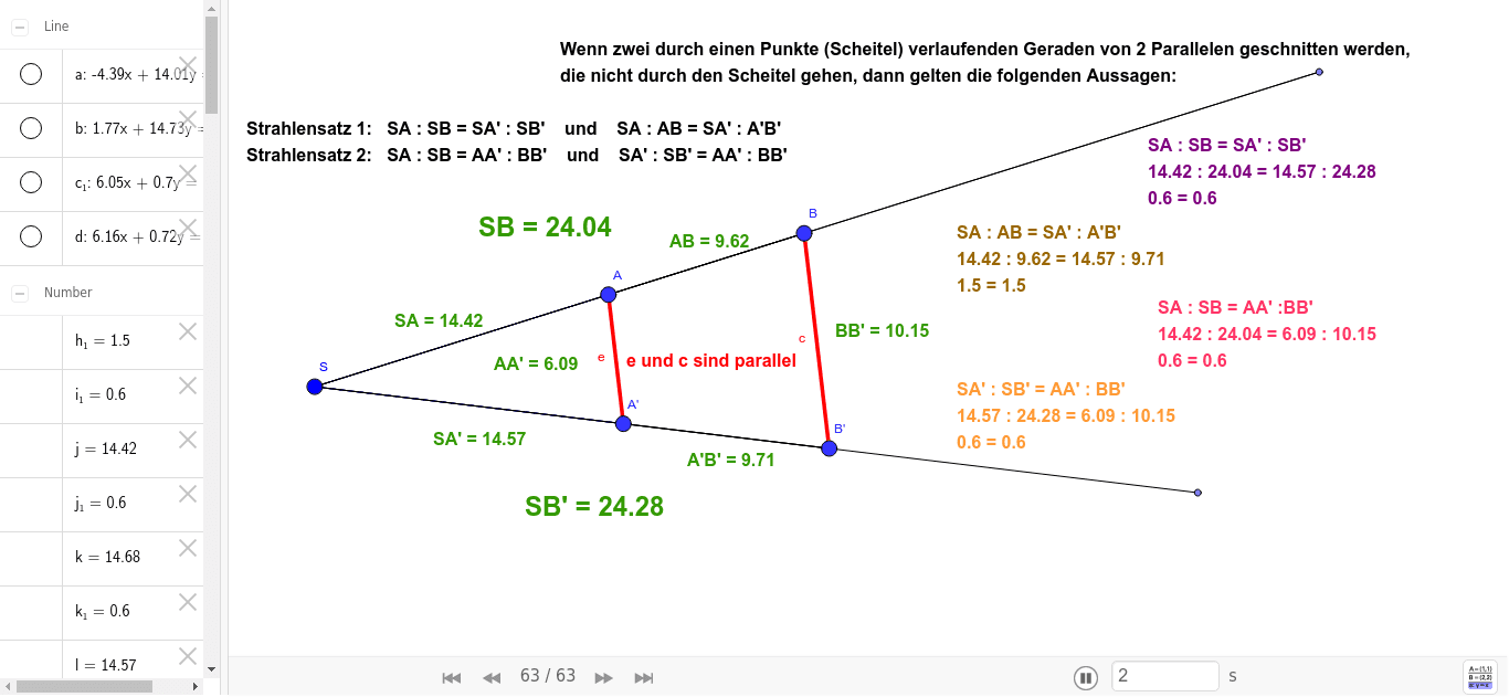 GeoGebra Applet