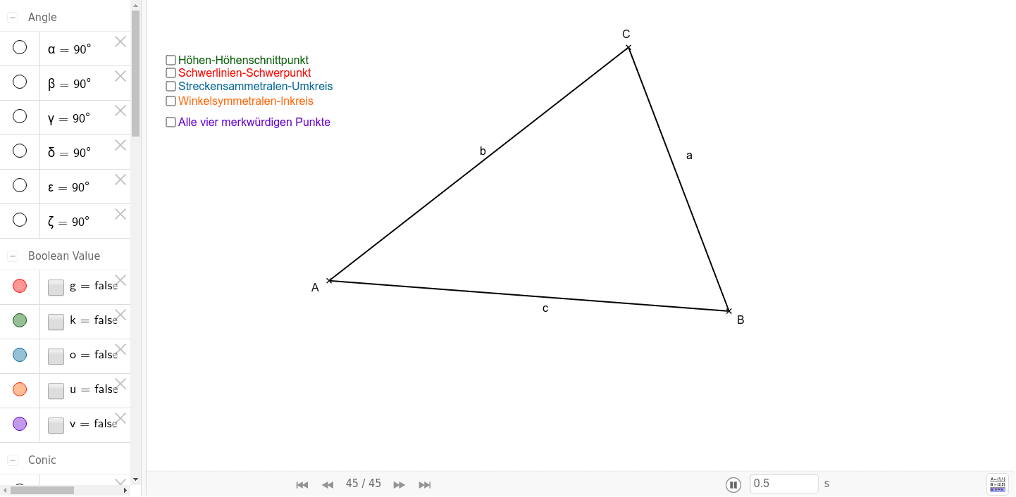 GeoGebra Applet