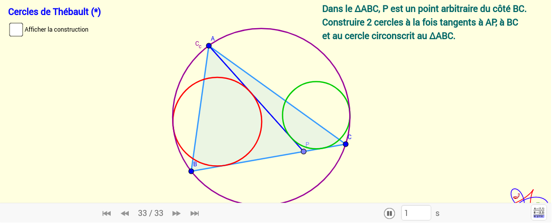 GeoGebra Applet