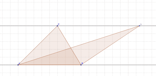平行線 平行線と面積 – GeoGebra