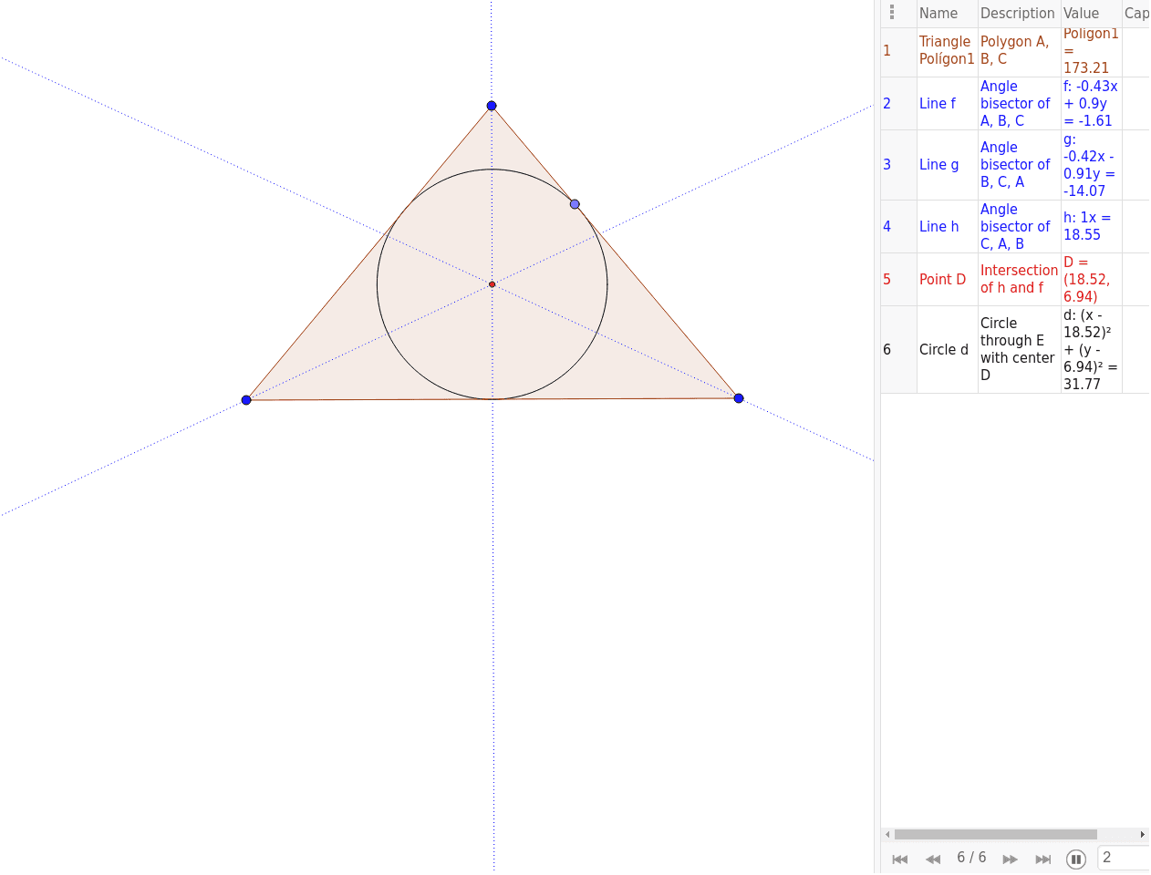 GeoGebra Applet