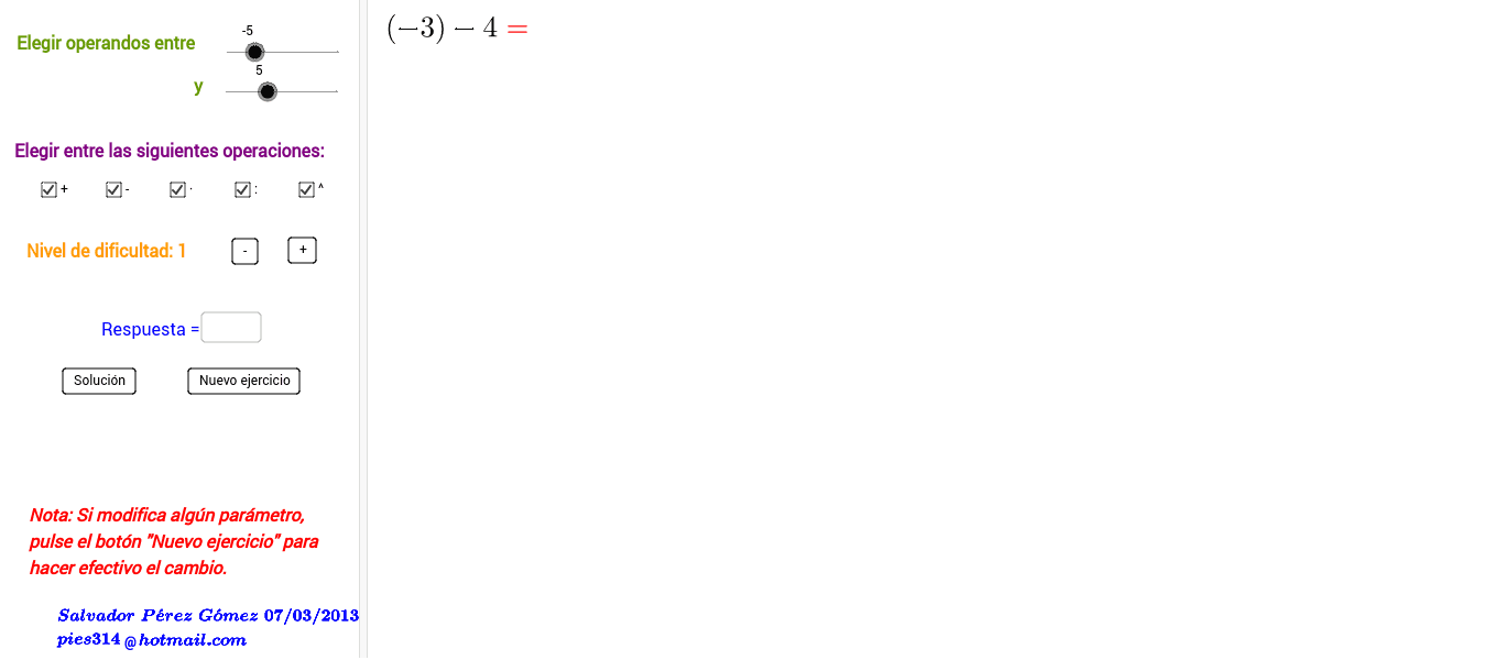 GeoGebra Applet