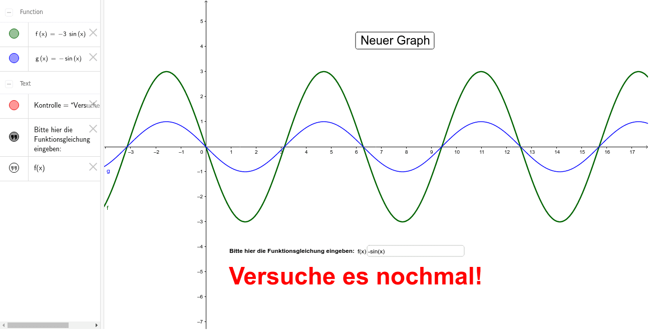 Übung Term einer Sinusfunktion erkennen