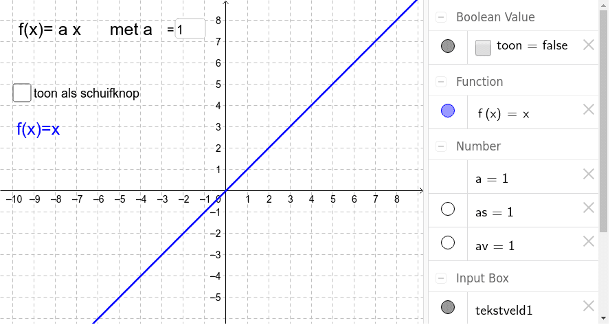 GeoGebra Applet