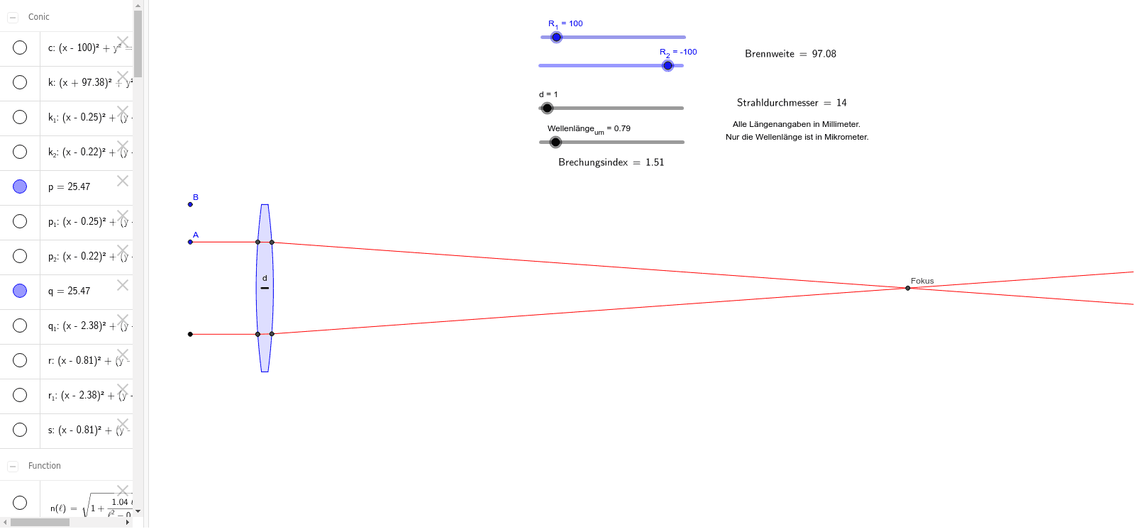 GeoGebra Applet