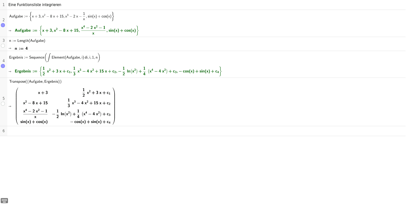 GeoGebra Applet