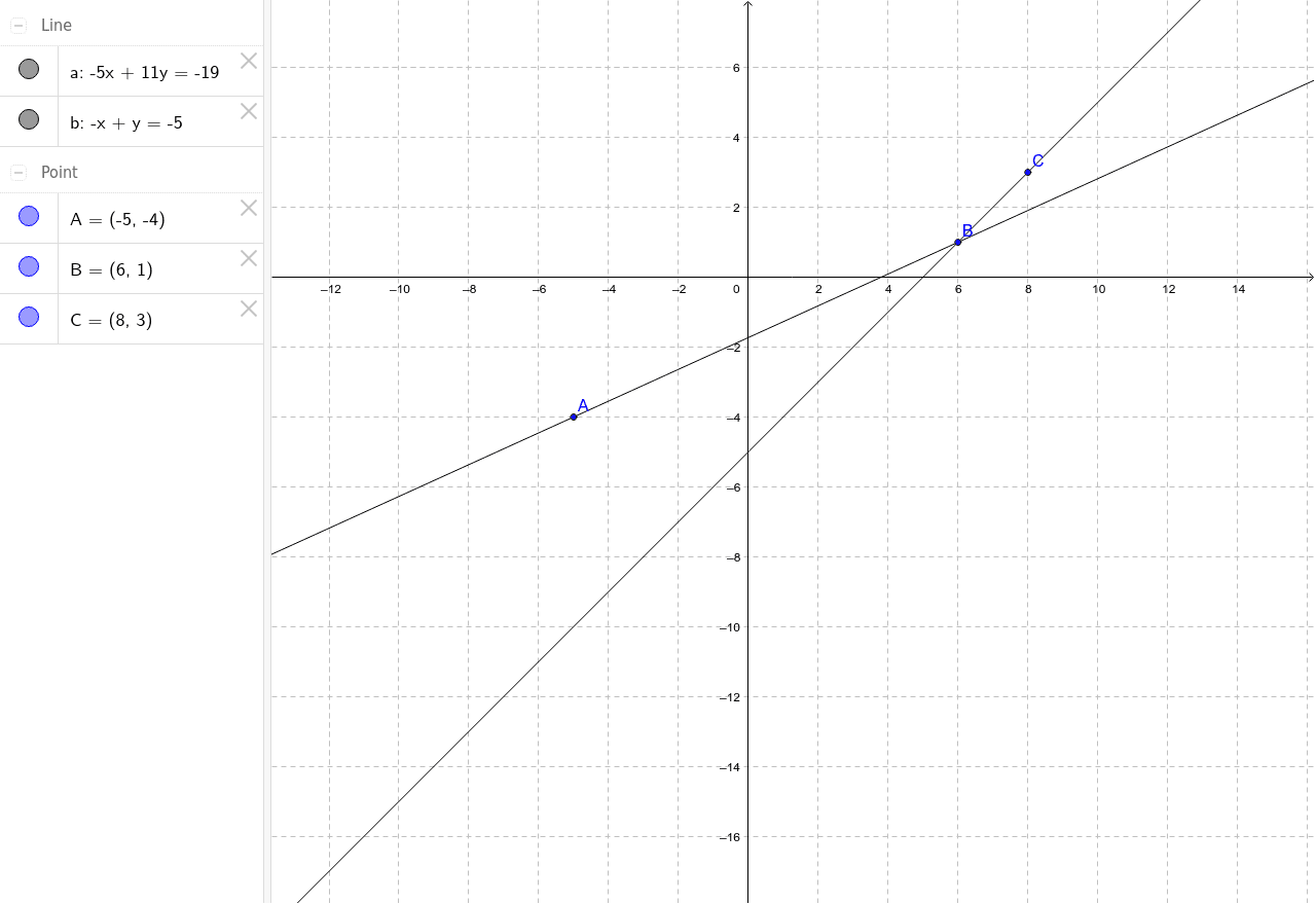 GeoGebra Applet
