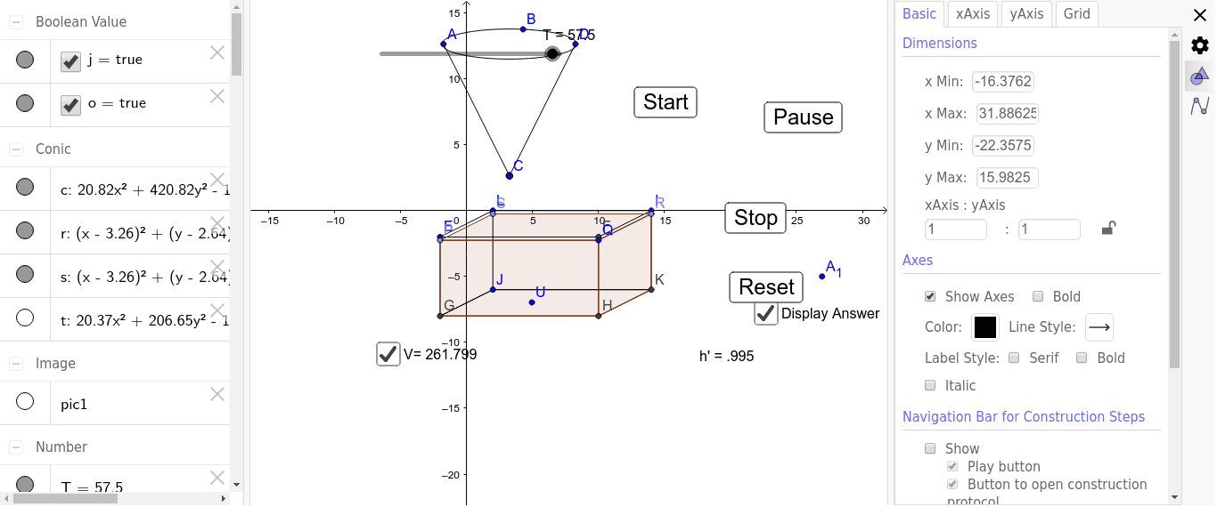 GeoGebra Applet