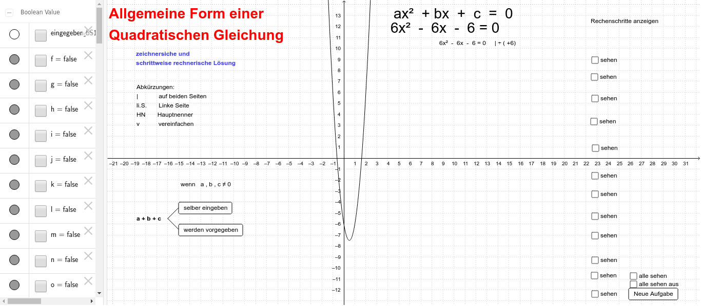 GeoGebra Applet