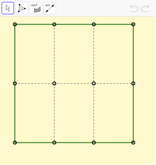 Un estel que ocupi un 50% del rectangle
