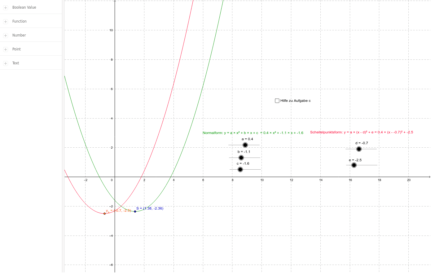 GeoGebra Applet