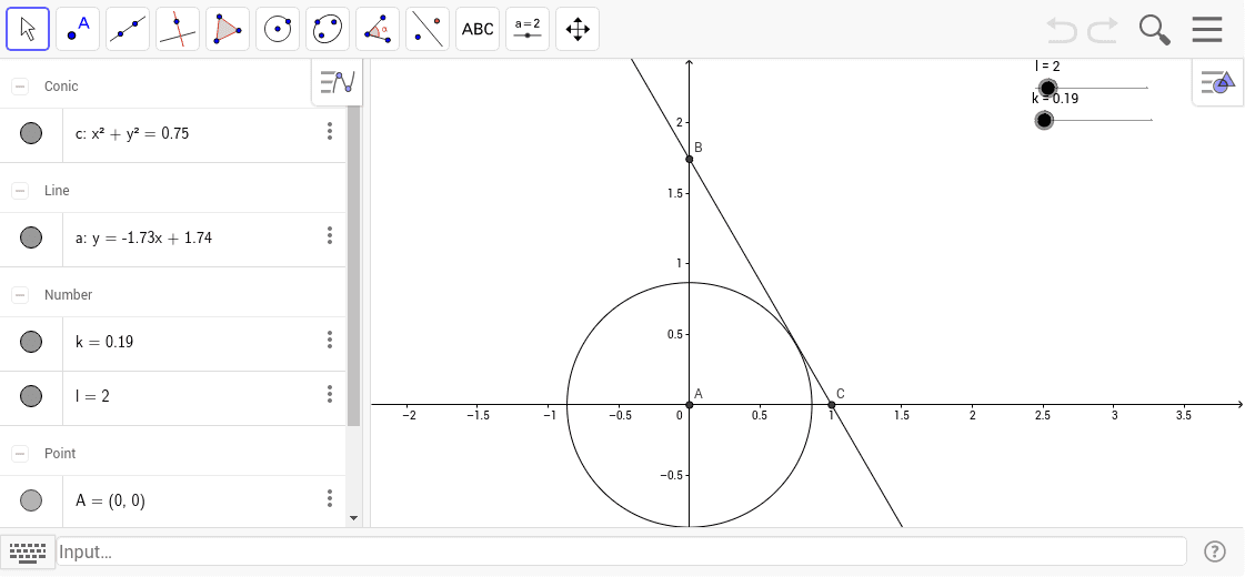 GeoGebra Applet