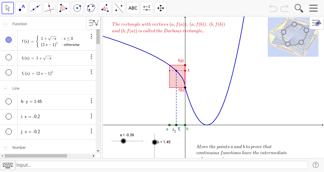 GeoGebra Applet