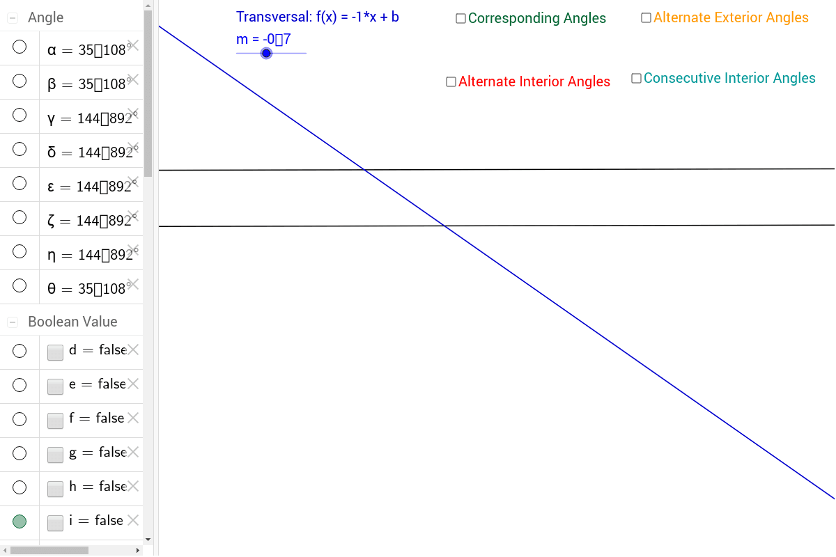 GeoGebra Applet