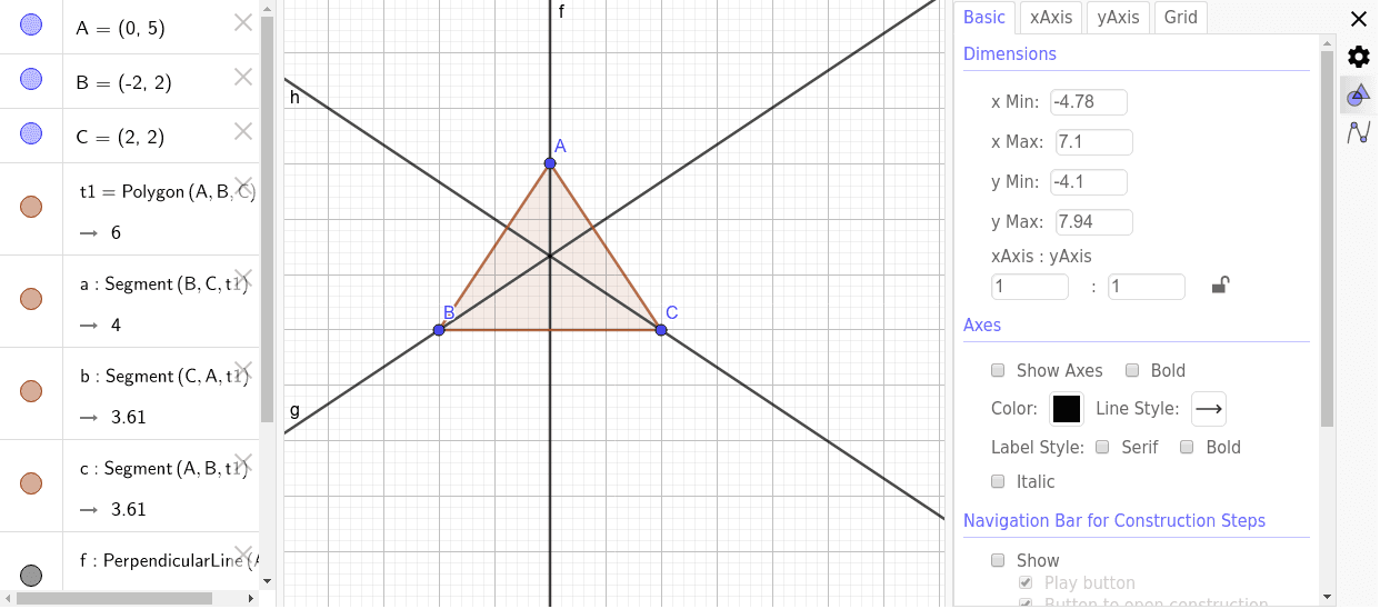 GeoGebra Applet