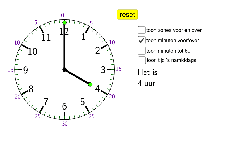 oogsten Vader fage pint De klok met versleepbare wijzers – GeoGebra