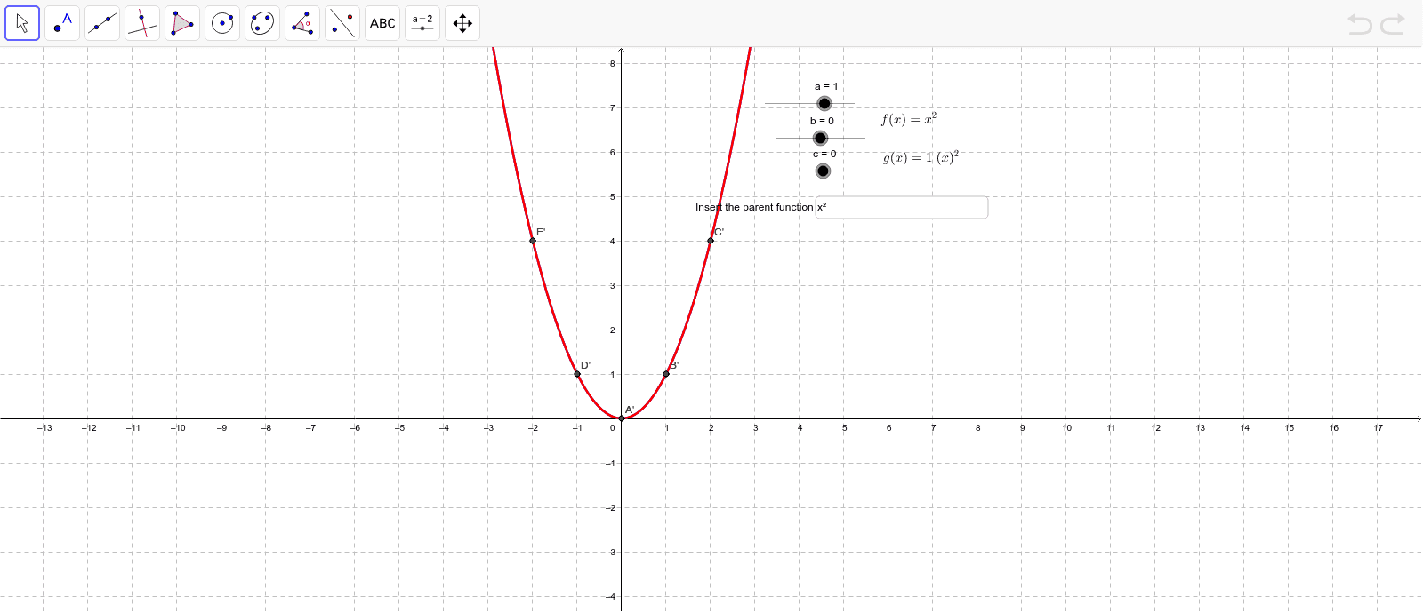 GeoGebra Applet