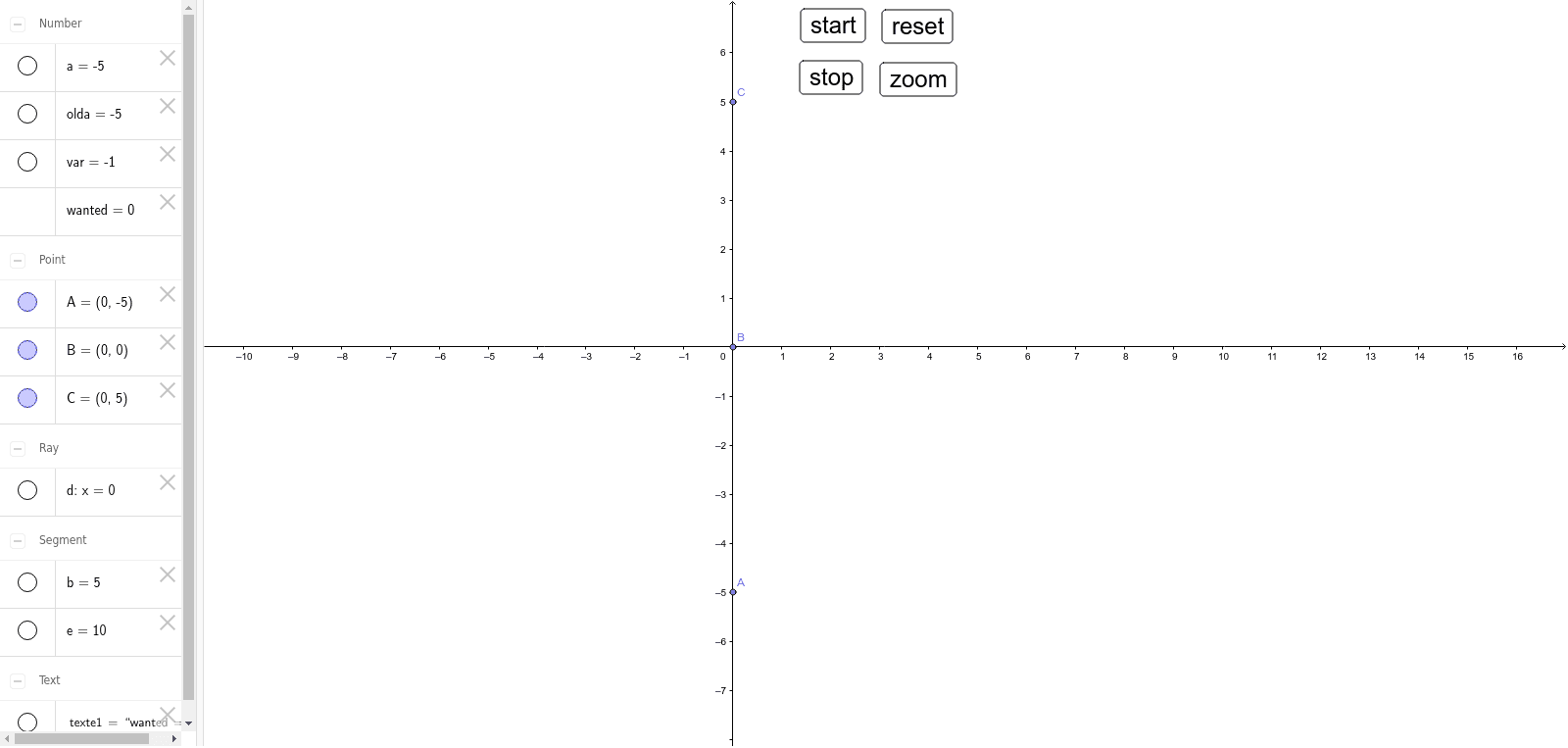 GeoGebra Applet