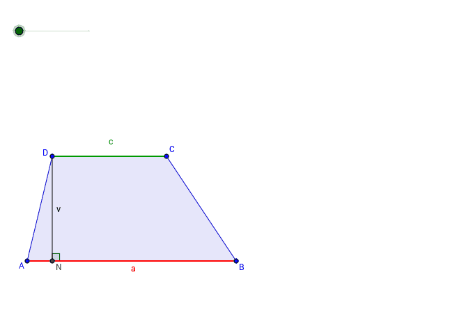 Površina trapeza (2.) – GeoGebra