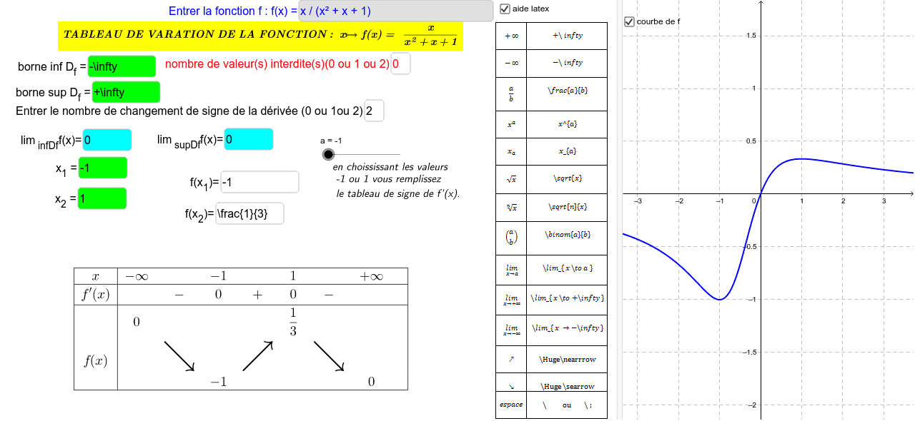 GeoGebra Applet